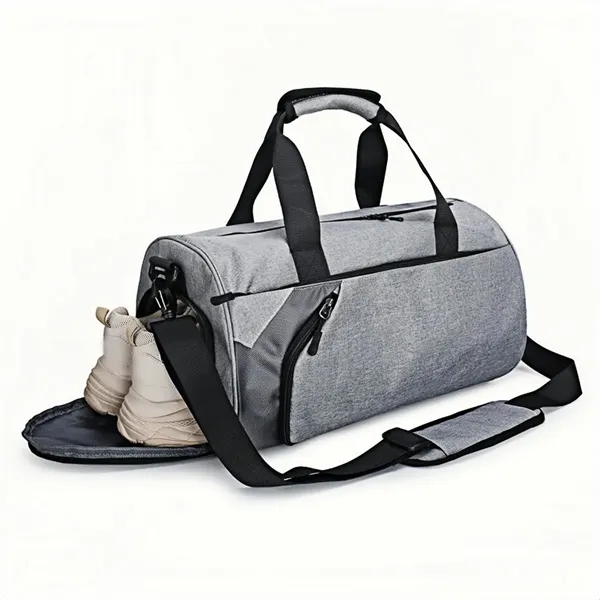 29L Water Resistant Duffel Bag With Shoe Slot For Travel Gym - 29L Water Resistant Duffel Bag With Shoe Slot For Travel Gym - Image 3 of 3