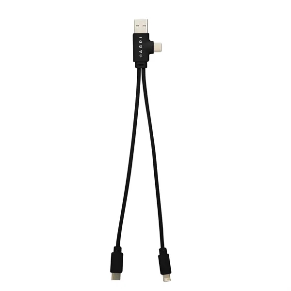 Dual Connect Recycled Multi-Charge Cable - Dual Connect Recycled Multi-Charge Cable - Image 1 of 4