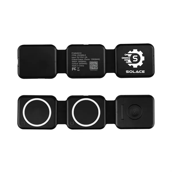Tri-Fold Wireless Multi-Charger - Tri-Fold Wireless Multi-Charger - Image 4 of 6