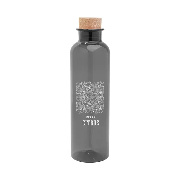 22 Oz. Maddie rPET Bottle With Cork Lid - 22 Oz. Maddie rPET Bottle With Cork Lid - Image 3 of 16