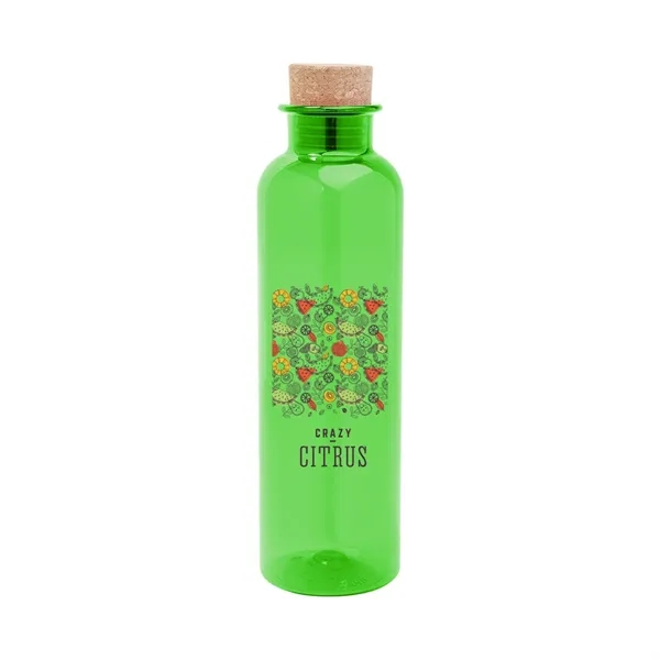 22 Oz. Maddie rPET Bottle With Cork Lid - 22 Oz. Maddie rPET Bottle With Cork Lid - Image 12 of 16