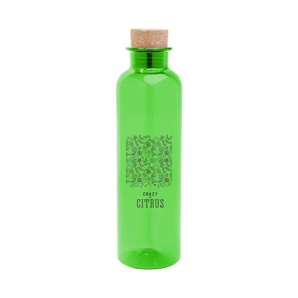 22 Oz. Maddie rPET Bottle With Cork Lid - 22 Oz. Maddie rPET Bottle With Cork Lid - Image 13 of 16