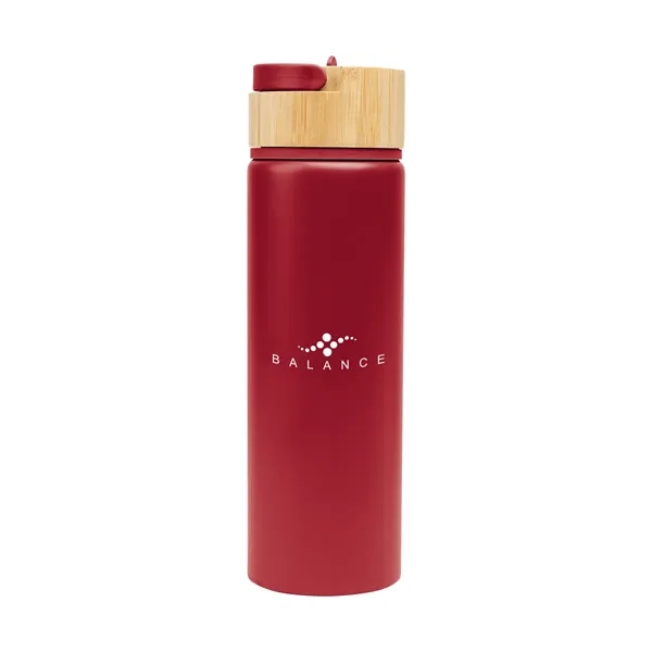 27 Oz. Ellis Recycled Aluminum Bottle With Bamboo Lid - 27 Oz. Ellis Recycled Aluminum Bottle With Bamboo Lid - Image 14 of 25