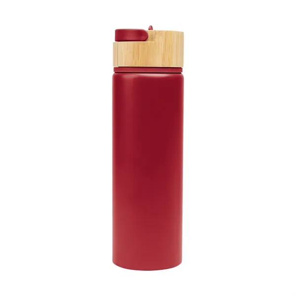 27 Oz. Ellis Recycled Aluminum Bottle With Bamboo Lid - 27 Oz. Ellis Recycled Aluminum Bottle With Bamboo Lid - Image 17 of 25