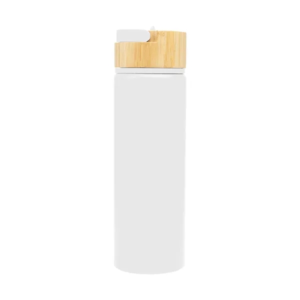 27 Oz. Ellis Recycled Aluminum Bottle With Bamboo Lid - 27 Oz. Ellis Recycled Aluminum Bottle With Bamboo Lid - Image 21 of 25