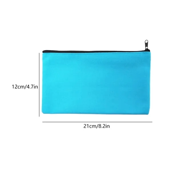 Canvas Zippered Storage Pouch - Canvas Zippered Storage Pouch - Image 1 of 5