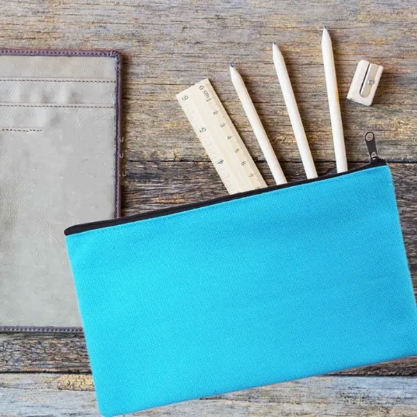 Canvas Zippered Storage Pouch - Canvas Zippered Storage Pouch - Image 3 of 5