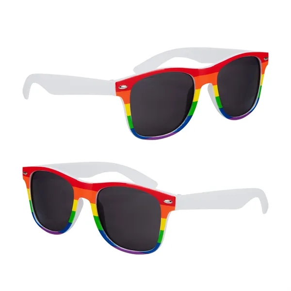 Full Color Prism Maliubu Sunglasses