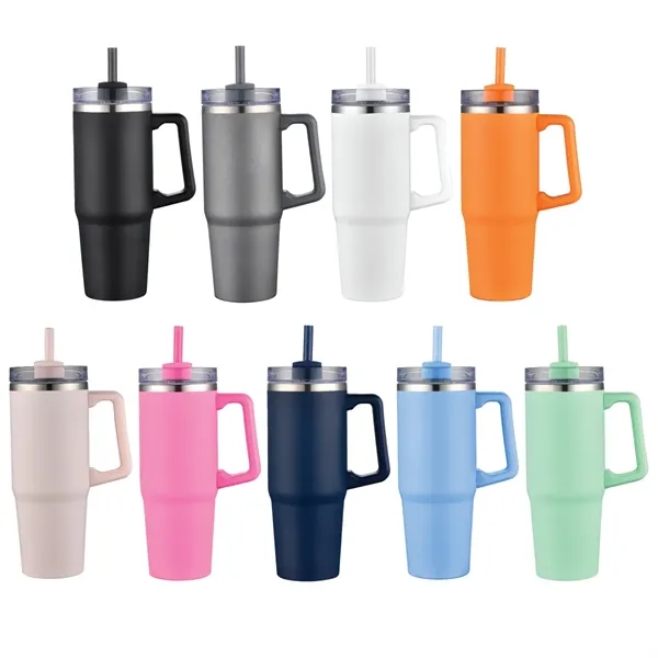 Argus 30 oz. Vacuum Insulated Tumbler Mug w/ Handle - Argus 30 oz. Vacuum Insulated Tumbler Mug w/ Handle - Image 4 of 14