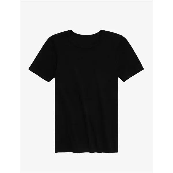 8.5 oz Sustainable Cotton Ribbed SS Tee 290 GSM - ROSR - 8.5 oz Sustainable Cotton Ribbed SS Tee 290 GSM - ROSR - Image 3 of 4