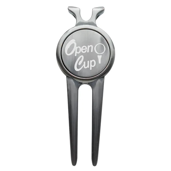 Deluxe Magnetic Divot Repair Tool with Ball Marker - Deluxe Magnetic Divot Repair Tool with Ball Marker - Image 1 of 2