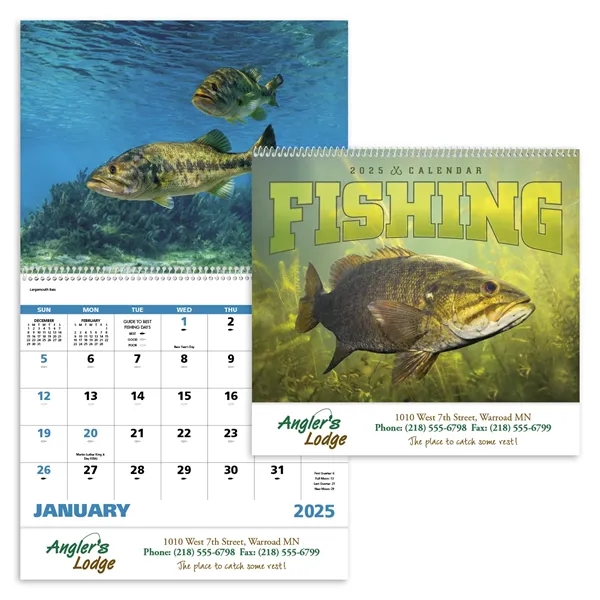 Good Value™ Fishing - Spiral Calendar - Good Value™ Fishing - Spiral Calendar - Image 0 of 1