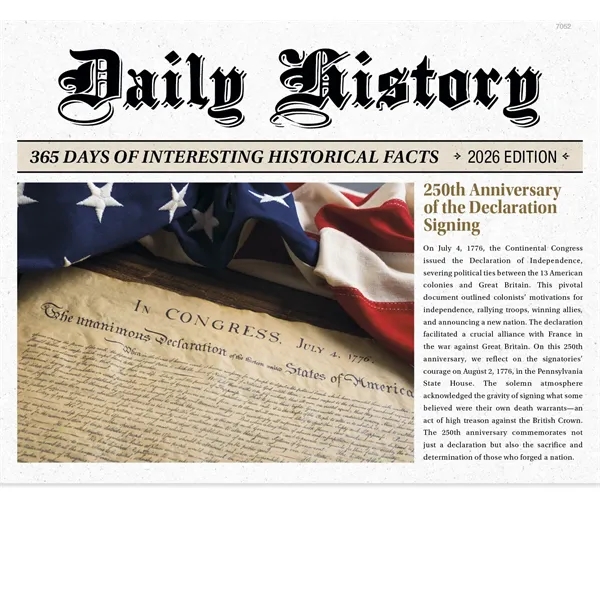 Good Value™ Daily History - Stapled Calendar - Good Value™ Daily History - Stapled Calendar - Image 5 of 31