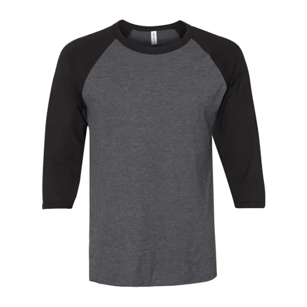 JERZEES Premium Blend Ringspun Three-Quarter Sleeve Ragla... - JERZEES Premium Blend Ringspun Three-Quarter Sleeve Ragla... - Image 1 of 7