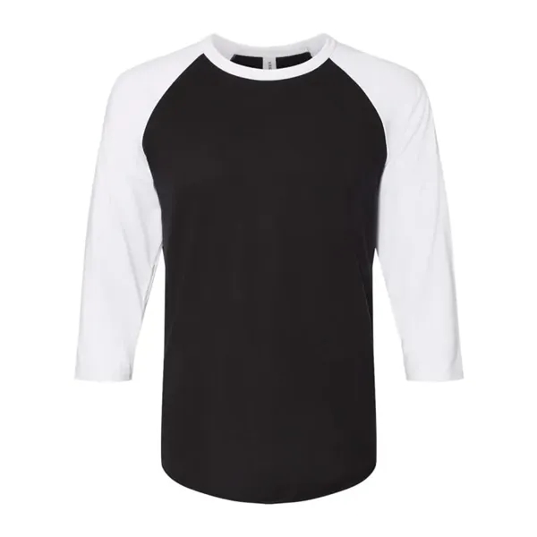 JERZEES Premium Blend Ringspun Three-Quarter Sleeve Ragla... - JERZEES Premium Blend Ringspun Three-Quarter Sleeve Ragla... - Image 2 of 7