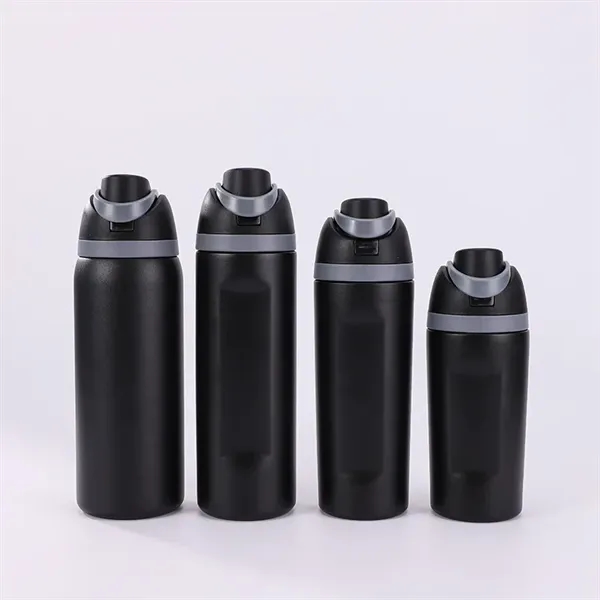 Insulated Stainless Steel Water Bottle with Straw 24oz - Insulated Stainless Steel Water Bottle with Straw 24oz - Image 2 of 3