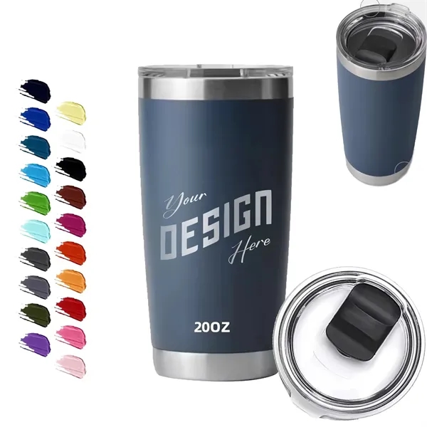 Stainless Steel Vacuum Insulated Tumbler 20 oz - Stainless Steel Vacuum Insulated Tumbler 20 oz - Image 0 of 4