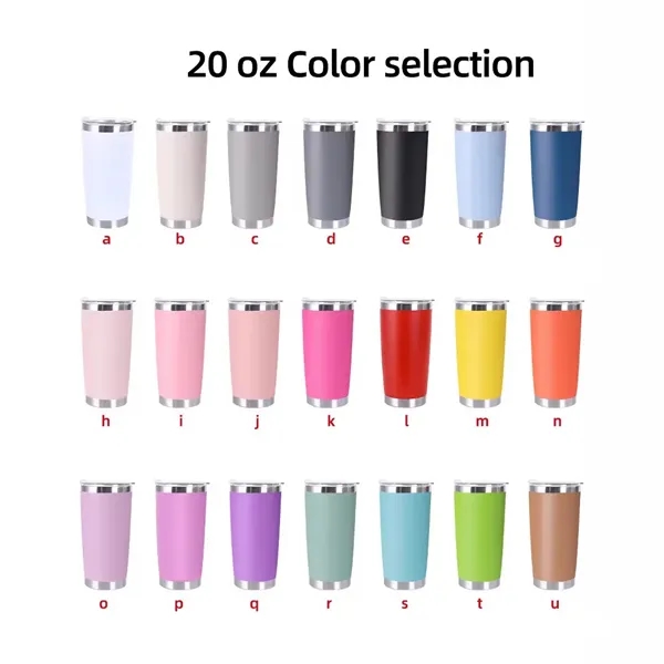 Stainless Steel Vacuum Insulated Tumbler 20 oz - Stainless Steel Vacuum Insulated Tumbler 20 oz - Image 2 of 4
