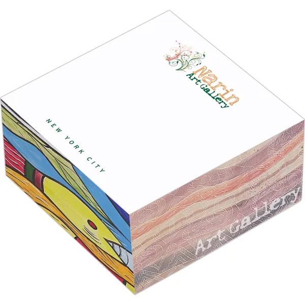 Souvenir® 3" x 3" x 1.5" Non-Adhesive Cube - Souvenir® 3" x 3" x 1.5" Non-Adhesive Cube - Image 2 of 2
