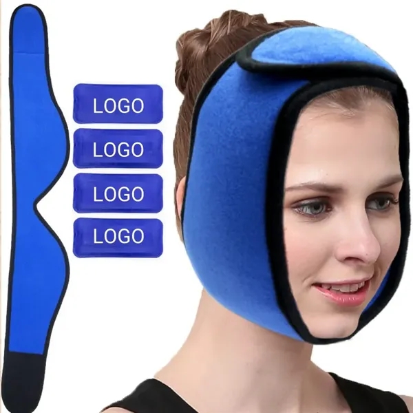 Wrap with Gel Pack for Jaw Pain Relief - Wrap with Gel Pack for Jaw Pain Relief - Image 0 of 3
