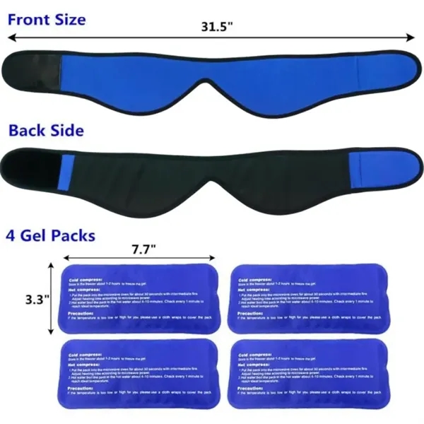 Wrap with Gel Pack for Jaw Pain Relief - Wrap with Gel Pack for Jaw Pain Relief - Image 1 of 3