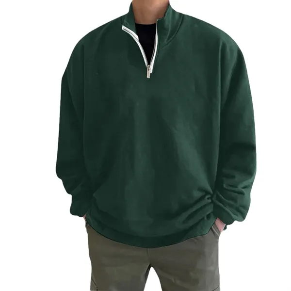 Quarter Zip collared sweatshirts - Quarter Zip collared sweatshirts - Image 0 of 1