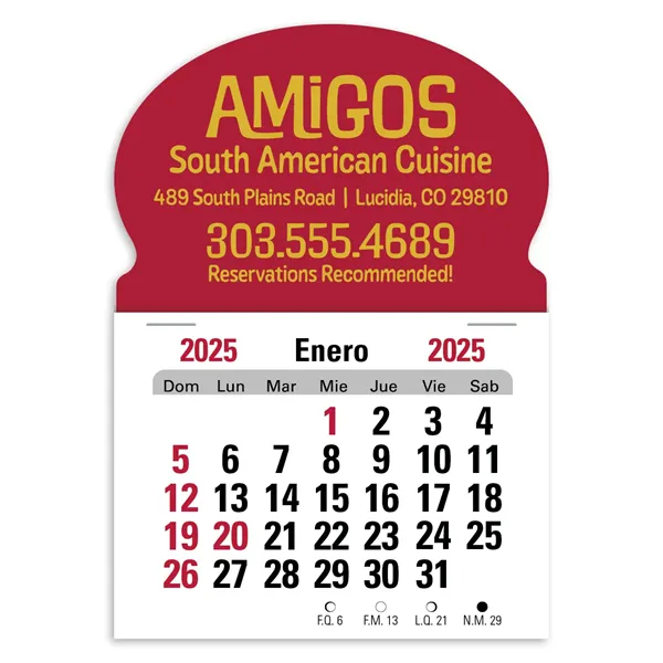 Triumph® Calendars Press-N-Stick Spanish Calendar - Triumph® Calendars Press-N-Stick Spanish Calendar - Image 0 of 1