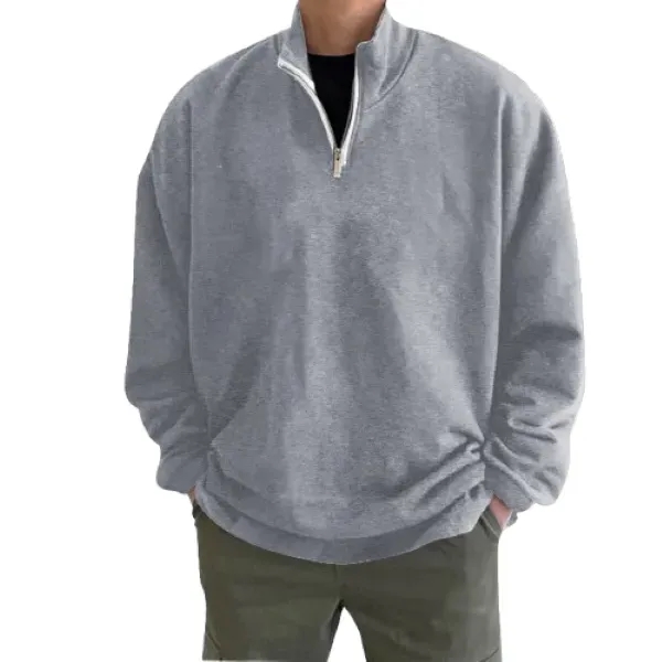 Quarter Zip collared sweatshirts - Quarter Zip collared sweatshirts - Image 1 of 1