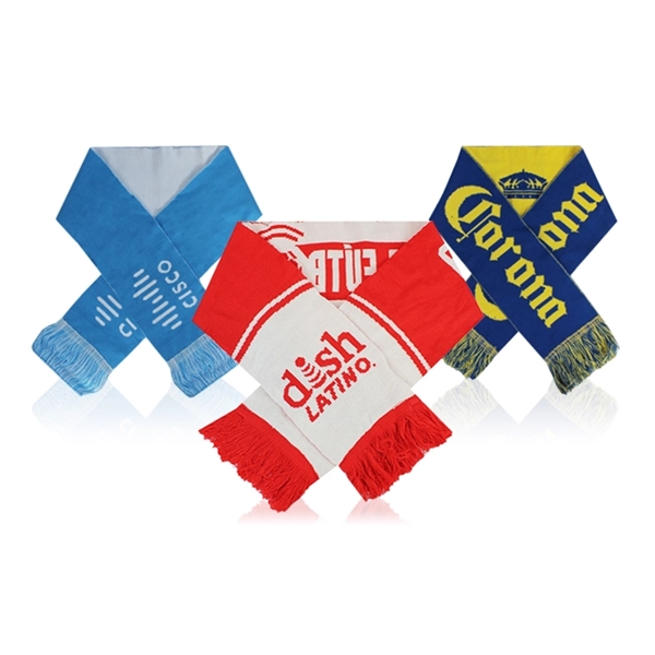 Pantone Matched Jacquard Stadium Scarf - Pantone Matched Jacquard Stadium Scarf - Image 3 of 4