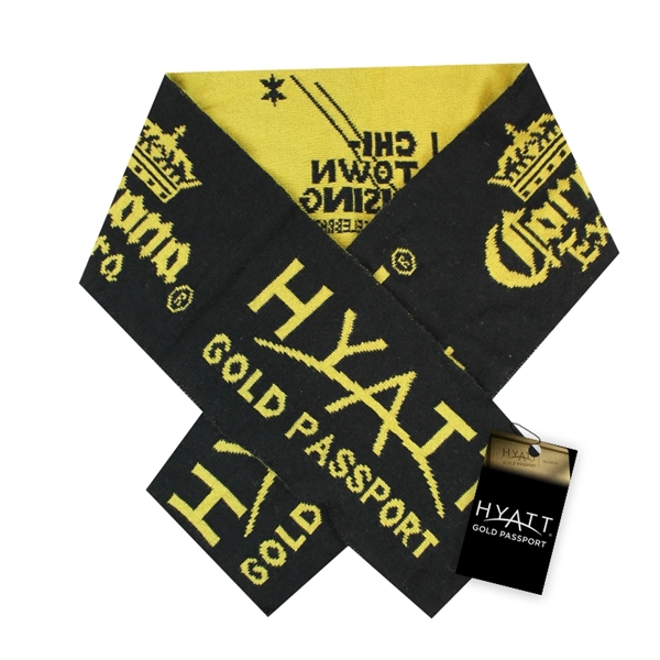 Pantone Matched Jacquard Stadium Scarf - Pantone Matched Jacquard Stadium Scarf - Image 2 of 4