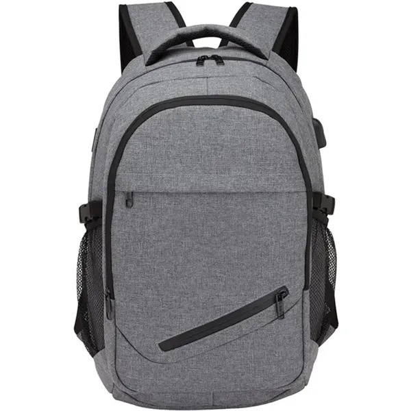Water Resistant Pro-Tech Laptop Backpack /Usb Charging Port - Water Resistant Pro-Tech Laptop Backpack /Usb Charging Port - Image 1 of 4