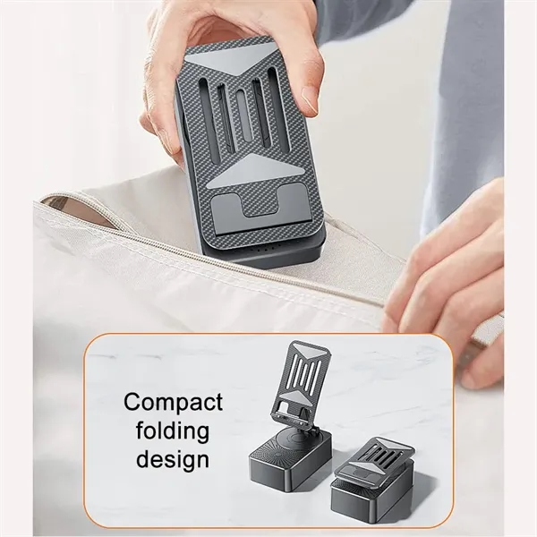 Phone Stand with Wireless Bluetooth Speaker and Power Bank - Phone Stand with Wireless Bluetooth Speaker and Power Bank - Image 5 of 7