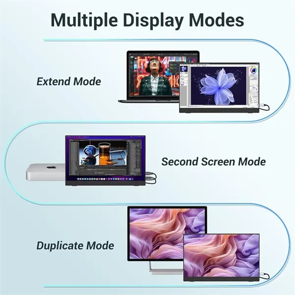 15.6'' Portable Monitor FHD 1080P with Protective Case - 15.6'' Portable Monitor FHD 1080P with Protective Case - Image 6 of 6