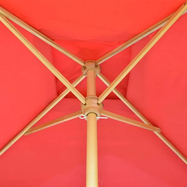 8' Square Wood Market Umbrella Single-Sided Dye Sub Kit - 8' Square Wood Market Umbrella Single-Sided Dye Sub Kit - Image 2 of 4