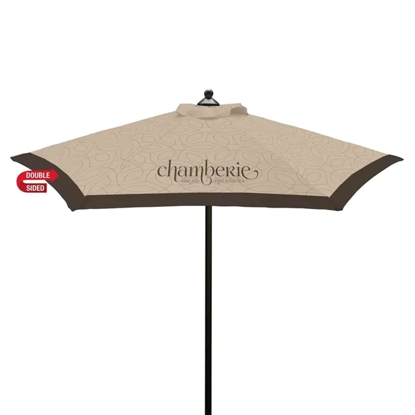 7' Steel Market Umbrella Double-Sided Dye Sub Kit