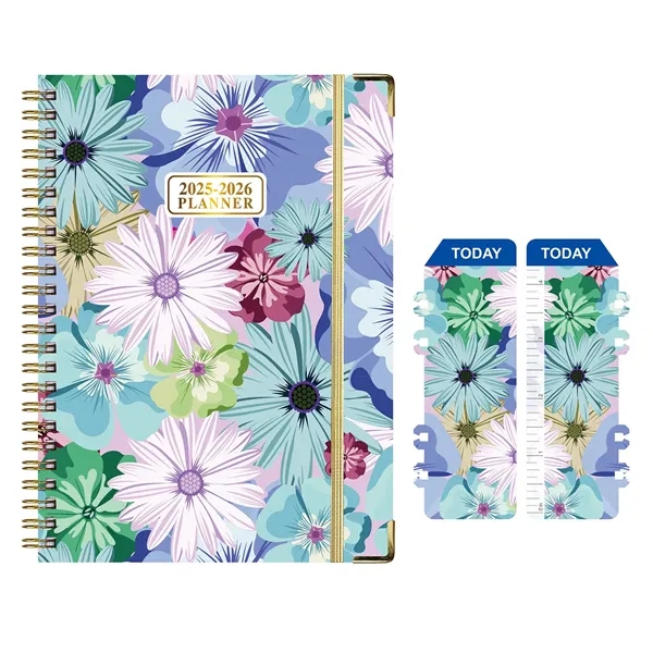 English Notepad A5 Metal Spiral Notebook - English Notepad A5 Metal Spiral Notebook - Image 0 of 2