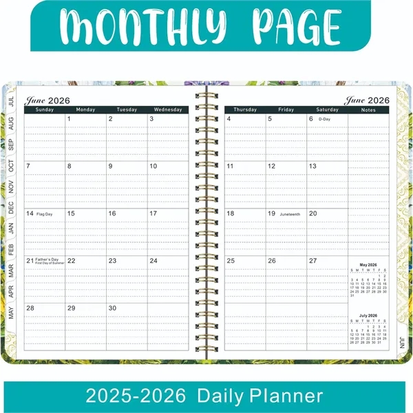 English Notepad A5 Metal Spiral Notebook - English Notepad A5 Metal Spiral Notebook - Image 2 of 2