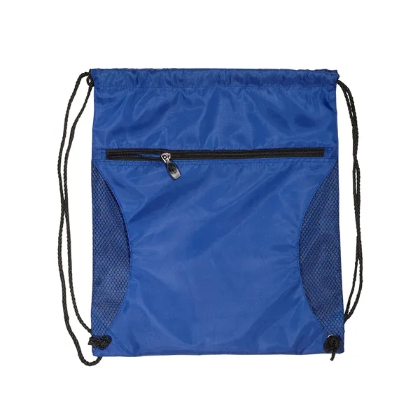 Mesh Drawstring Backpack - Mesh Drawstring Backpack - Image 7 of 9
