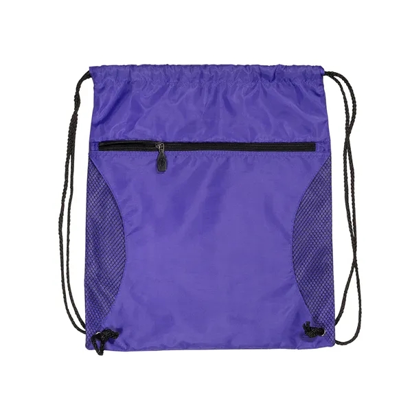 Mesh Drawstring Backpack - Mesh Drawstring Backpack - Image 8 of 9