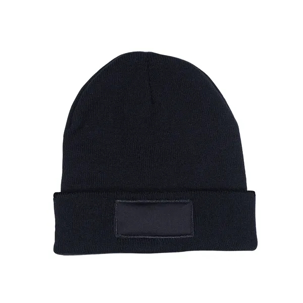 Knit Beanie With Patch - Knit Beanie With Patch - Image 2 of 5