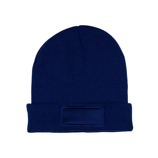 Knit Beanie With Patch - Knit Beanie With Patch - Image 4 of 5