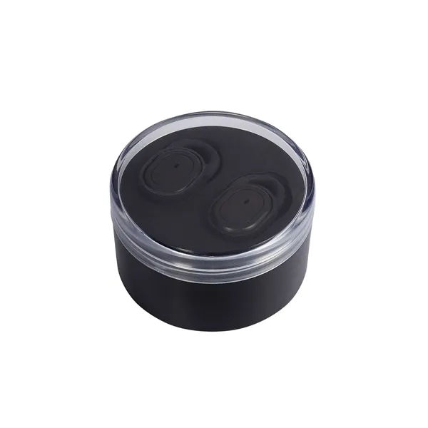 Wireless In-Ear Buds In Round Case - Wireless In-Ear Buds In Round Case - Image 1 of 3