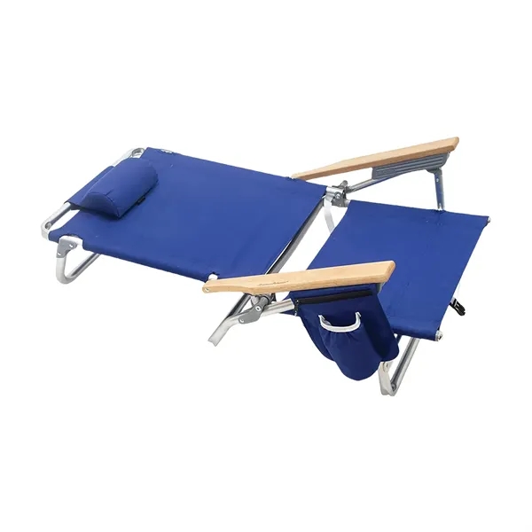 Aluminum Foldable Beach Chair w/ Cup Holder - Aluminum Foldable Beach Chair w/ Cup Holder - Image 1 of 4