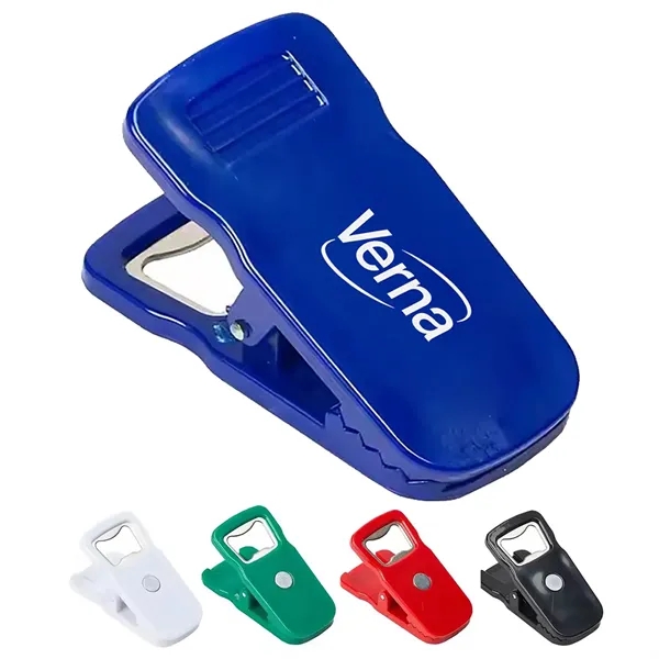 Multi Functional ABS Bottle Opener Magnet Clip - Multi Functional ABS Bottle Opener Magnet Clip - Image 0 of 8