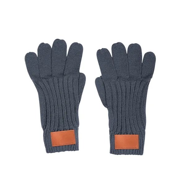 Leeman Rib Knit Gloves - Leeman Rib Knit Gloves - Image 7 of 7