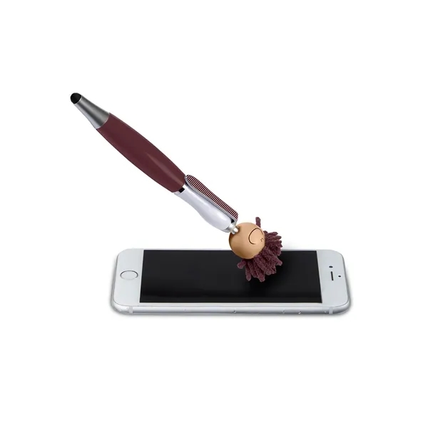MopToppers Multicultural Screen Cleaner With Stylus Pen - MopToppers Multicultural Screen Cleaner With Stylus Pen - Image 7 of 26