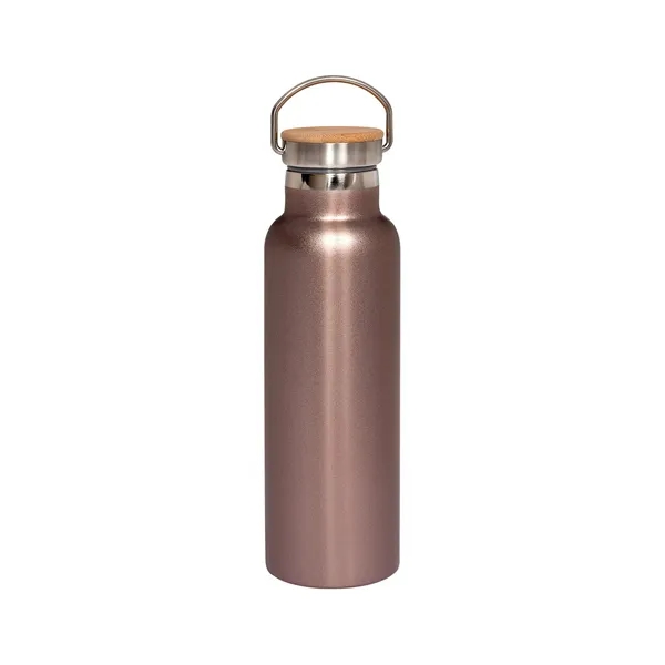20 oz. Vacuum Insulated Water Bottle With Bamb... - 20 oz. Vacuum Insulated Water Bottle With Bamb... - Image 1 of 8