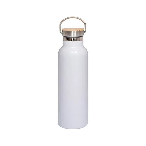 20 oz. Vacuum Insulated Water Bottle With Bamb... - 20 oz. Vacuum Insulated Water Bottle With Bamb... - Image 5 of 8