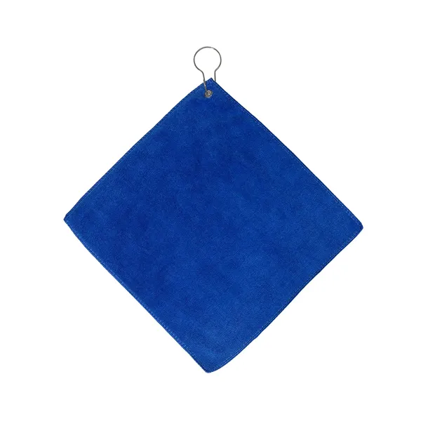 Microfiber Golf Towel With Grommet And Hook - Microfiber Golf Towel With Grommet And Hook - Image 5 of 9
