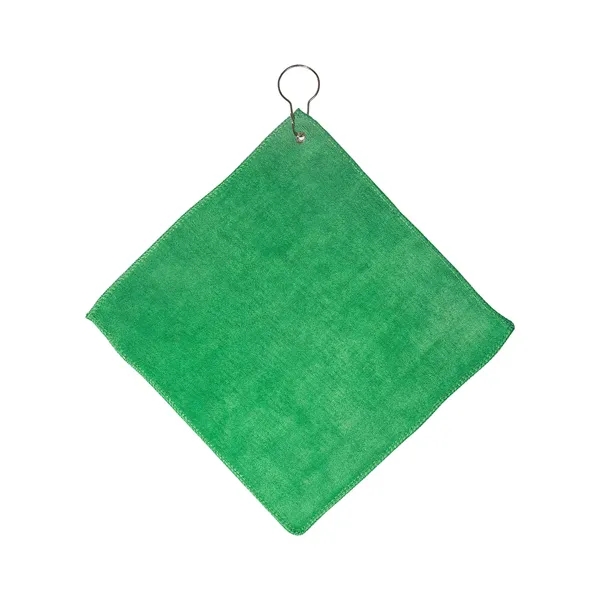 Microfiber Golf Towel With Grommet And Hook - Microfiber Golf Towel With Grommet And Hook - Image 7 of 9